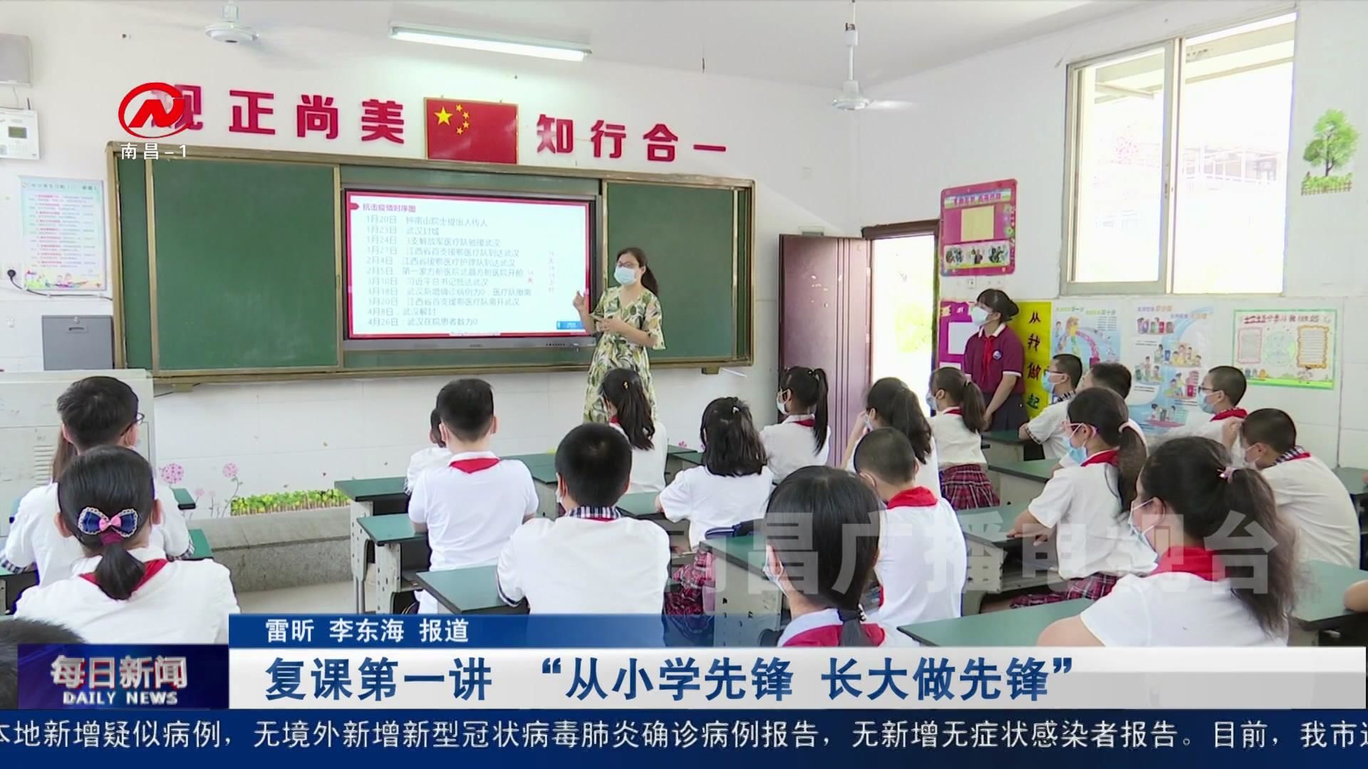 复课第一讲 “从小学先锋 长大做先锋”