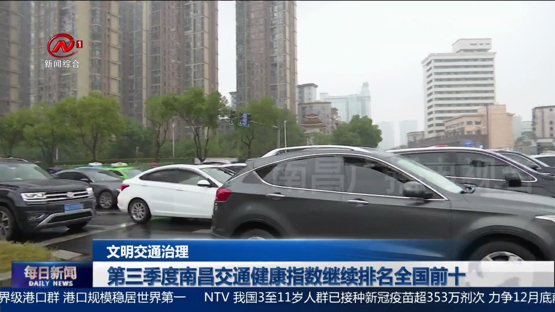 南昌：第三季度交通健康指数继续排名全国前十