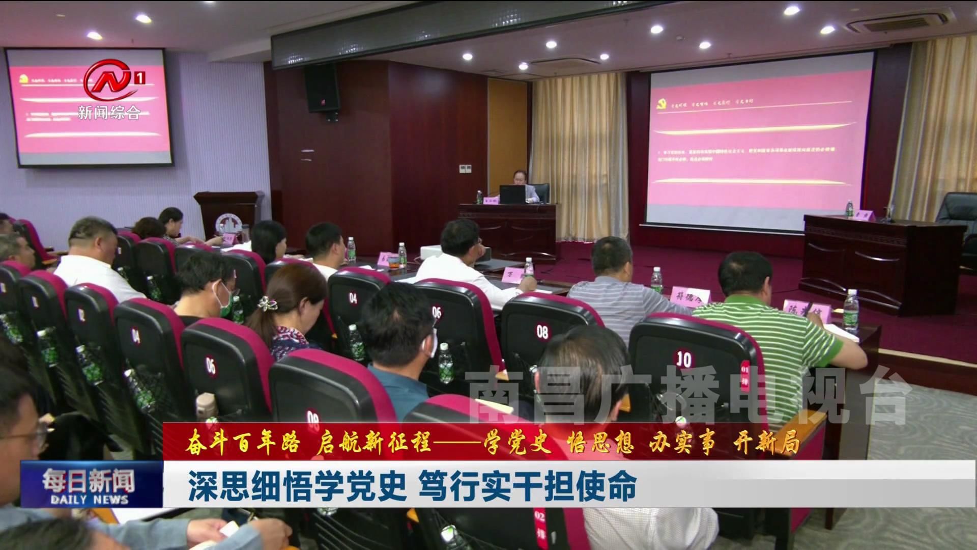 深思细悟学党史 笃行实干担使命