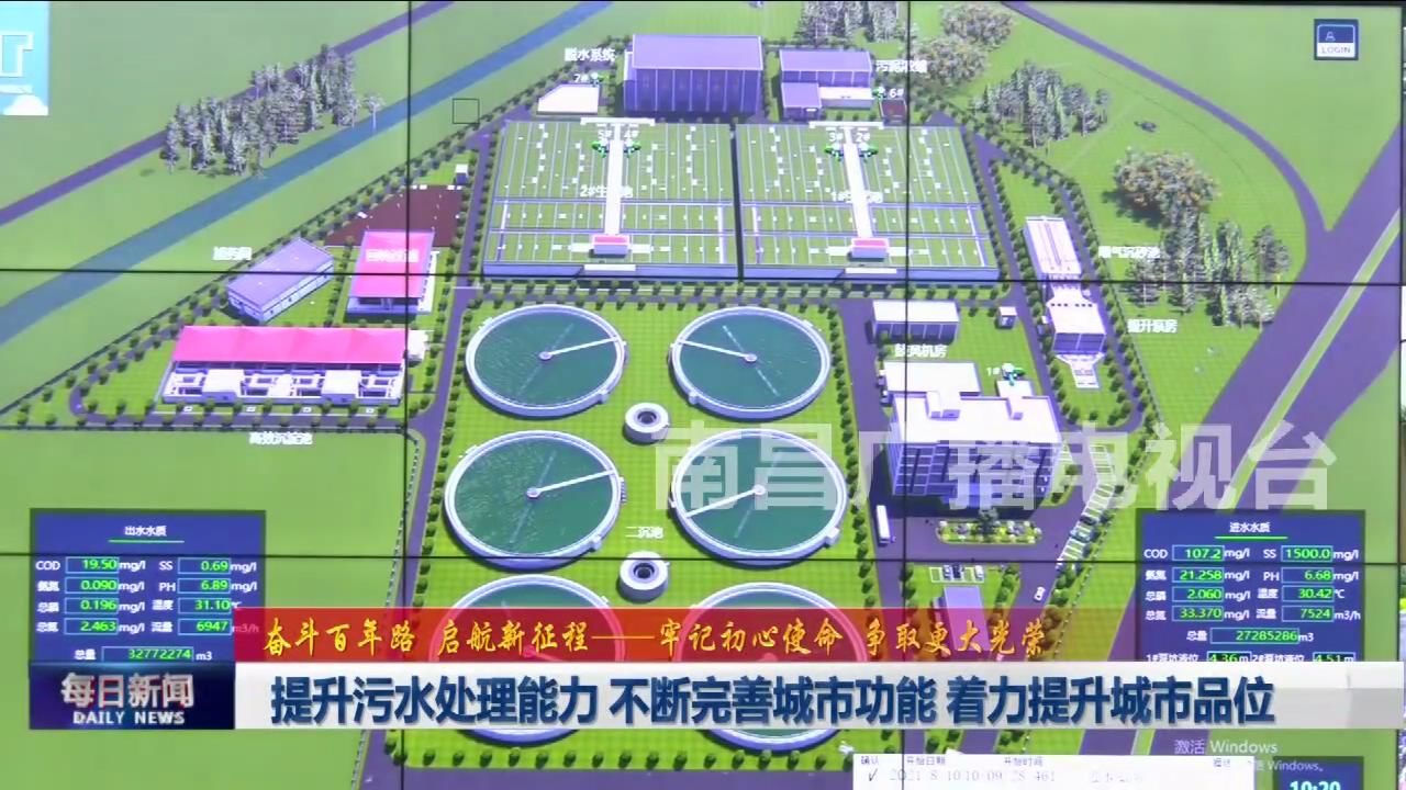 提升污水处理能力 不断完善城市功能 着力提升城市品位