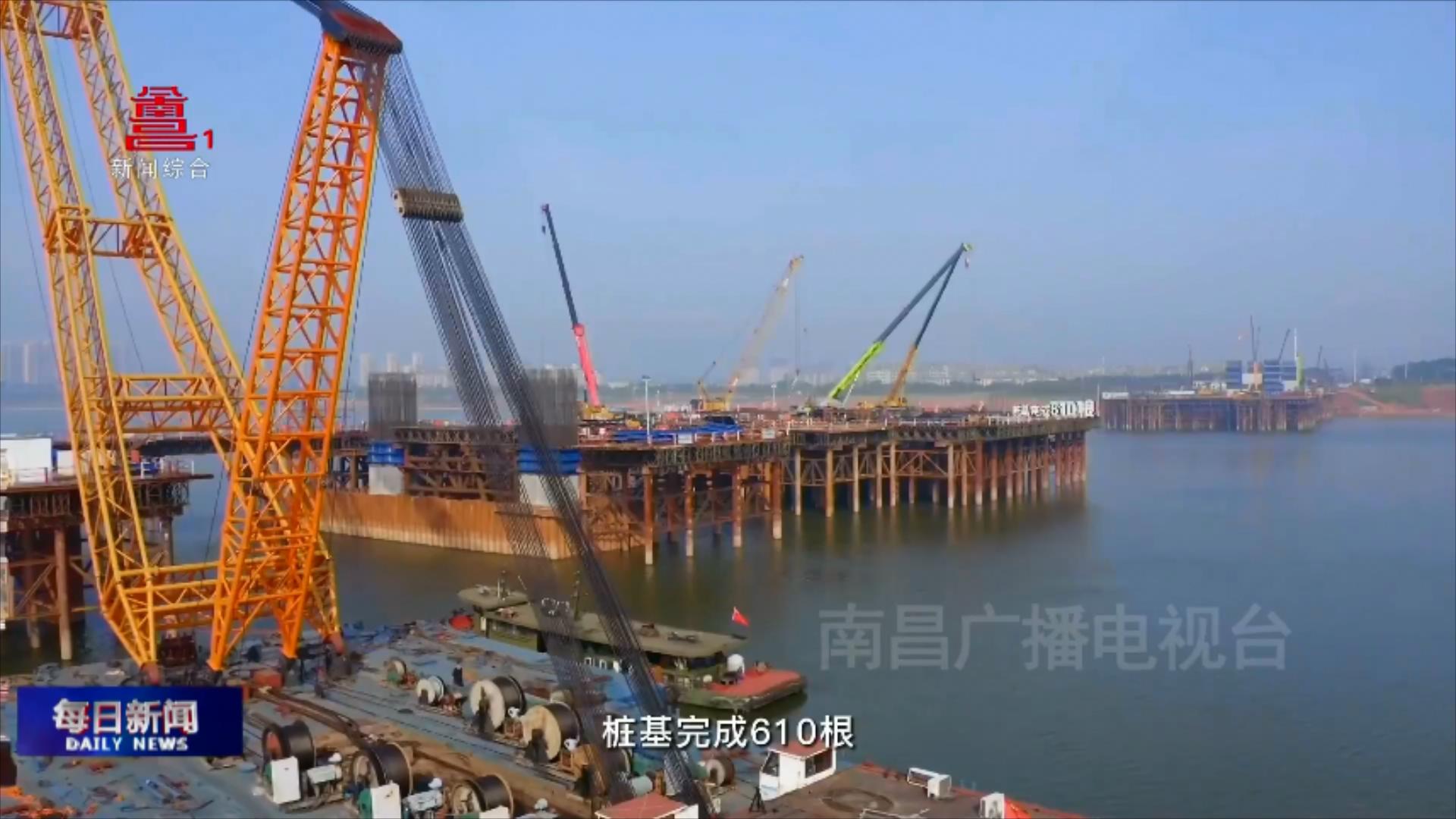 复兴大桥建设正酣：主线桩基施工全部完工