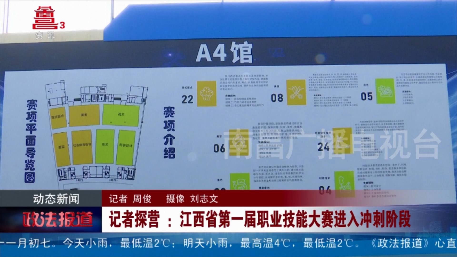 记者探营 ：江西省第一届职业技能大赛进入冲刺阶段