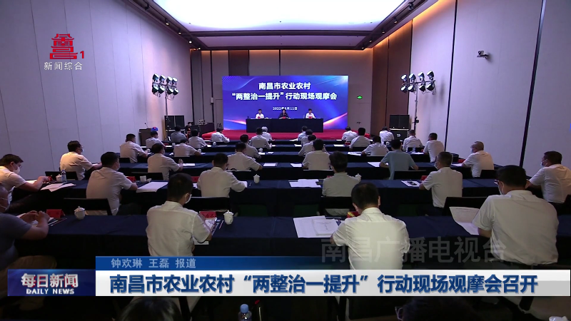南昌市农业农村“两整治一提升”行动现场观摩会召开