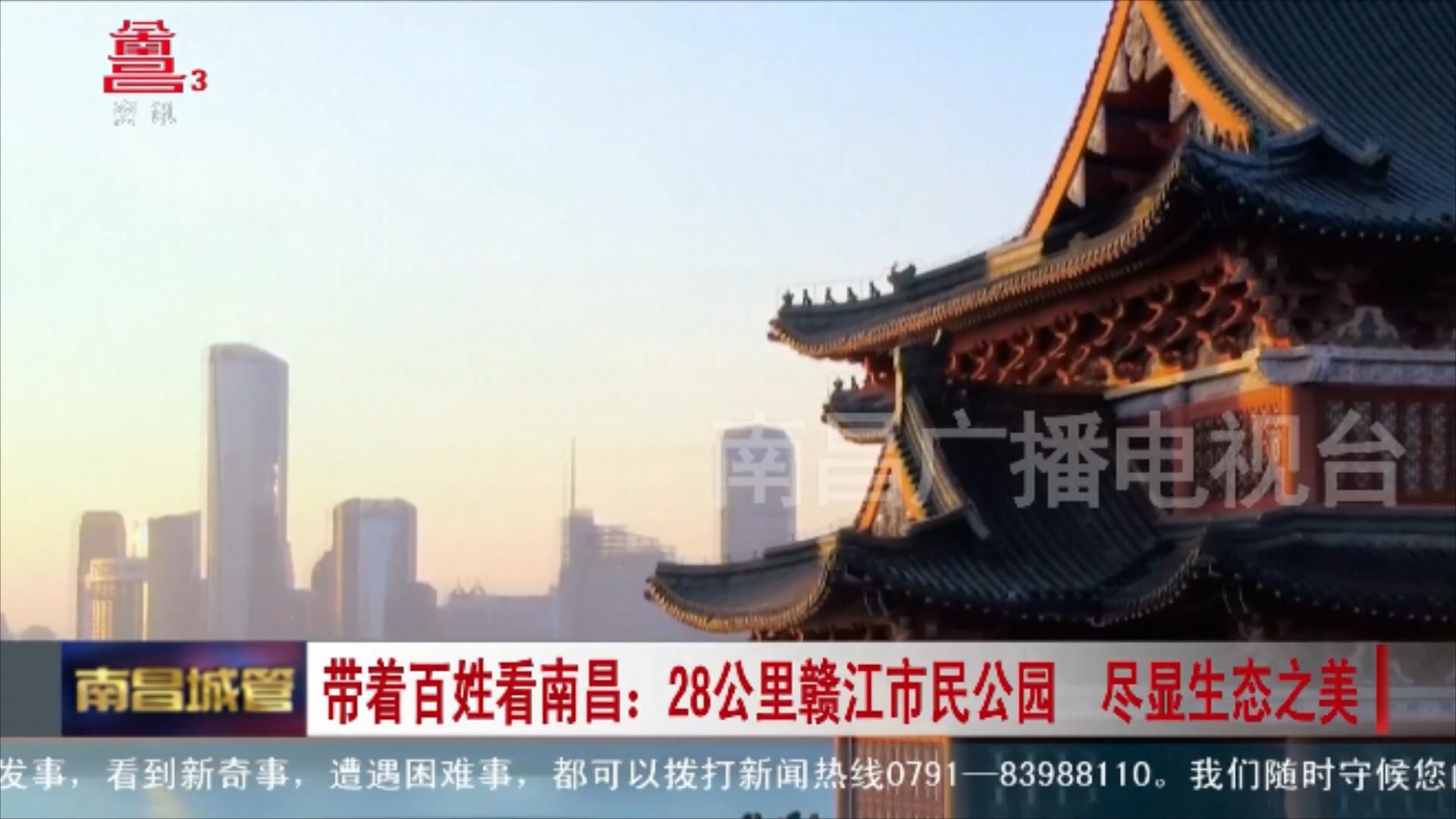 带着百姓看南昌：28公里赣江市民公园 尽显生态之美