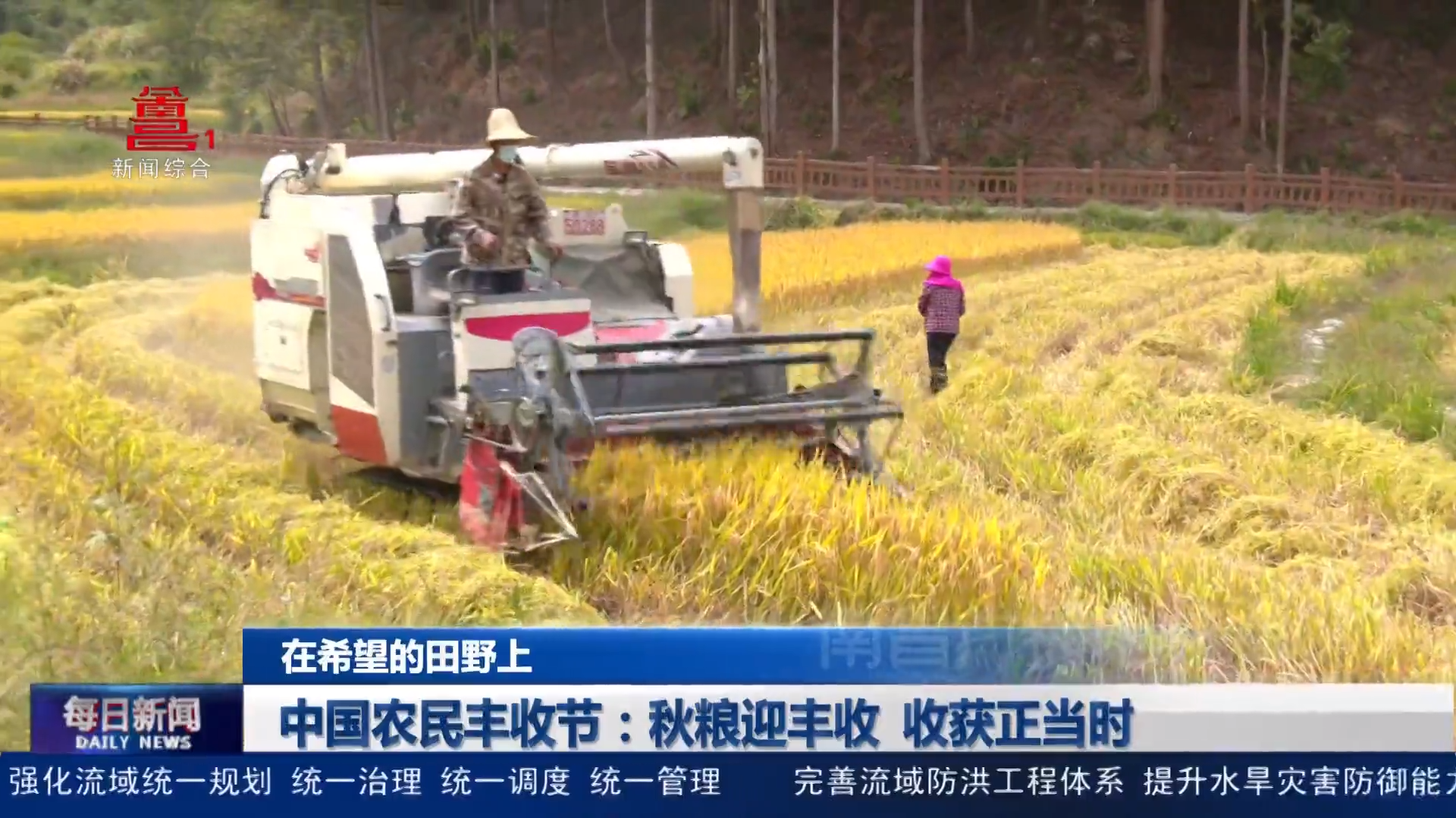 中国农民丰收节：秋粮迎丰收 收获正当时