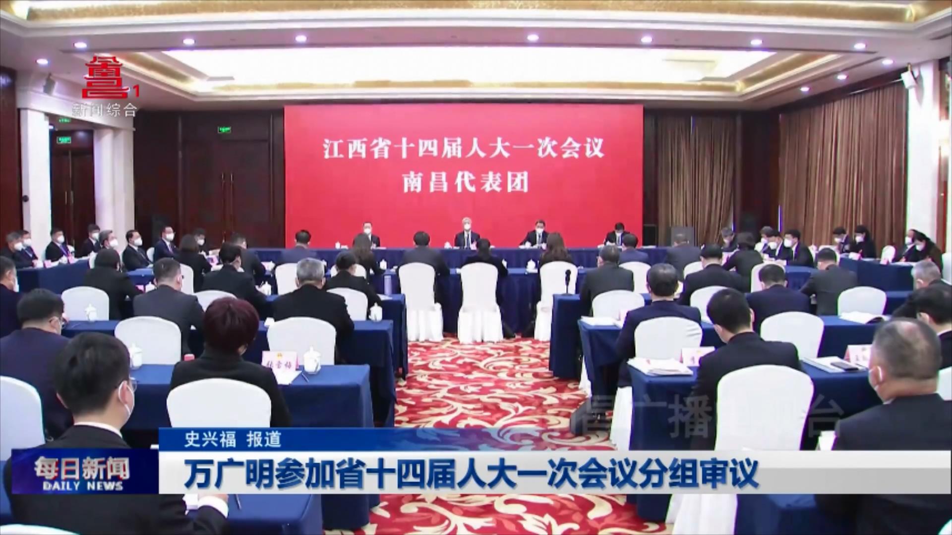 万广明参加省十四届人大一次会议分组审议