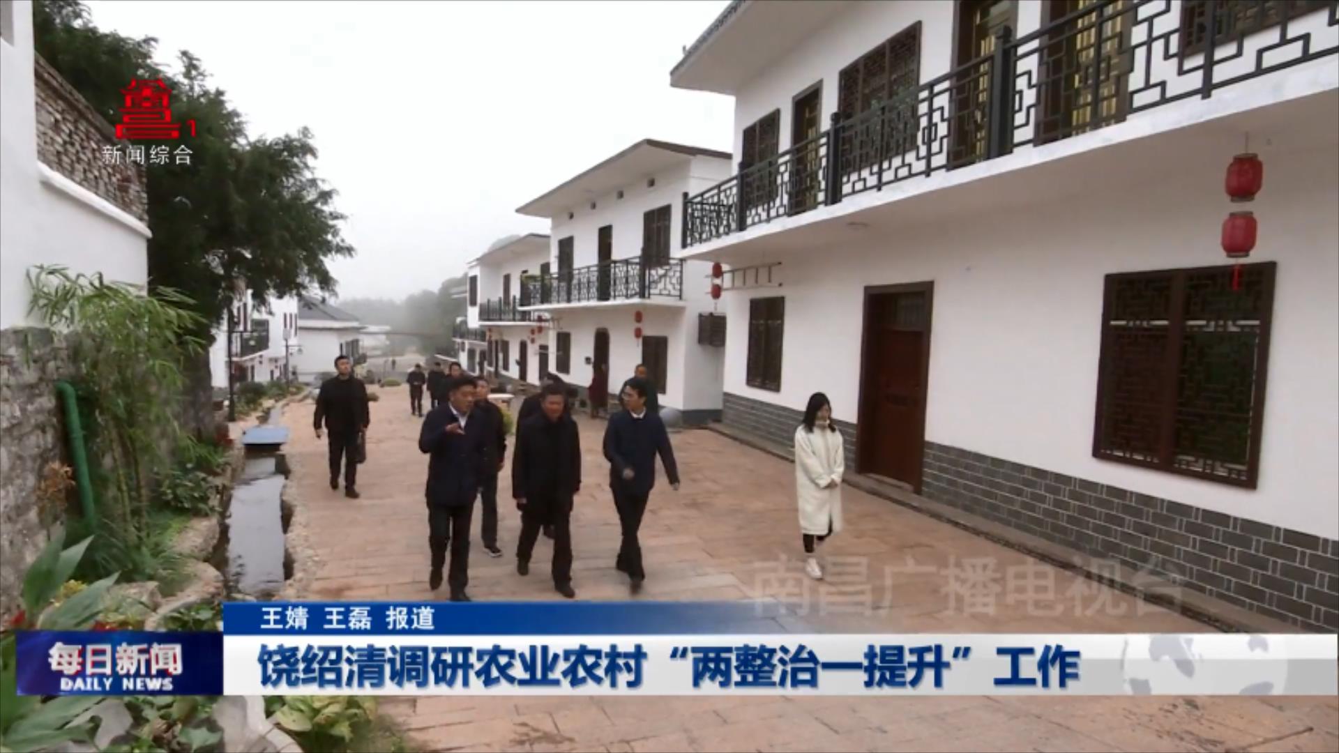 饶绍清调研农业农村“两整治一提升”工作