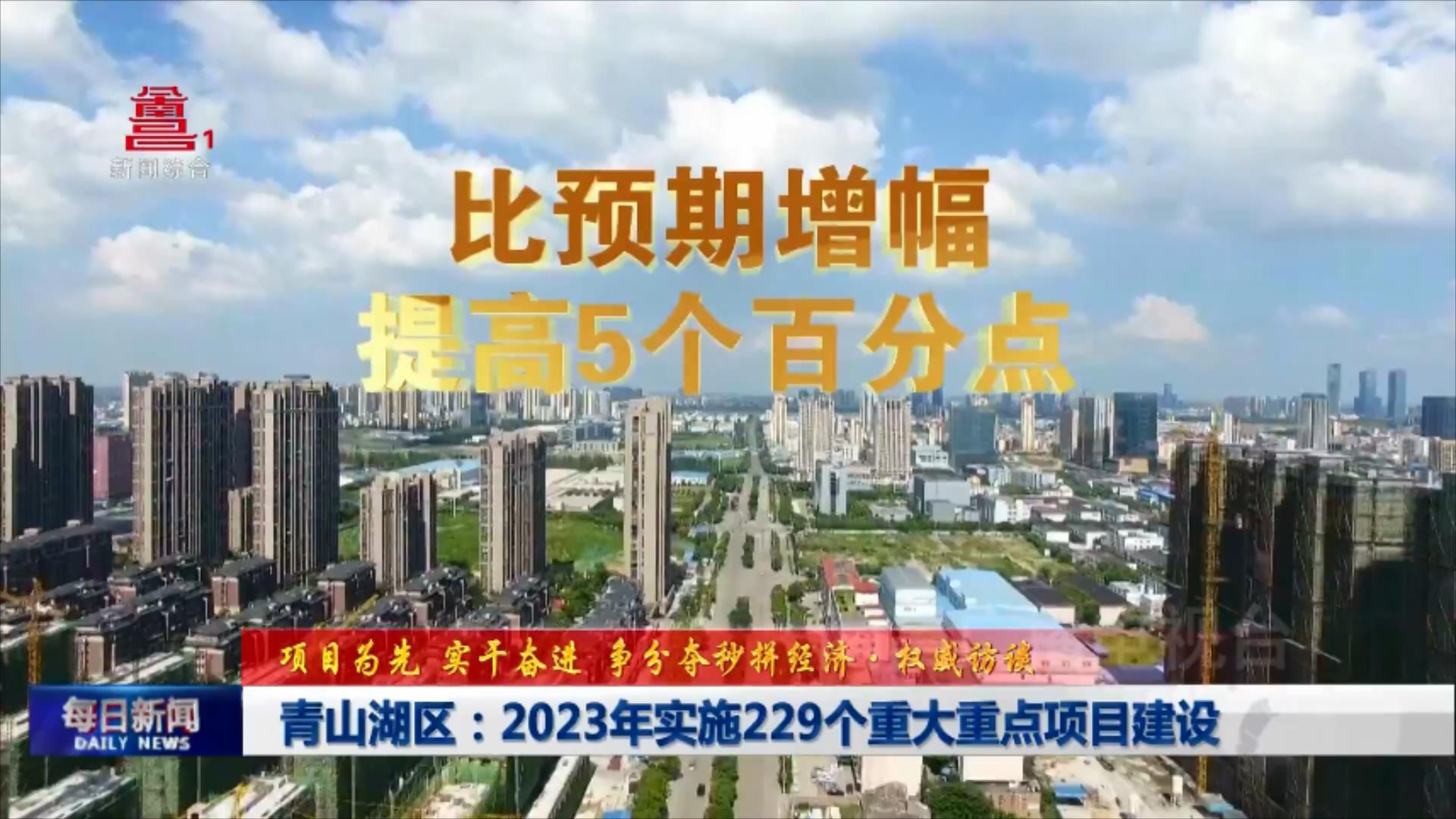 青山湖区：2023年实施229个重大重点项目建设