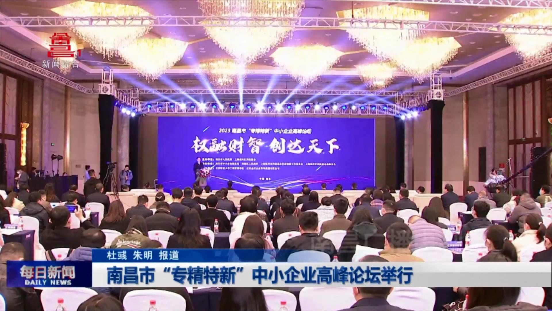 南昌市“专精特新”中小企业高峰论坛举行