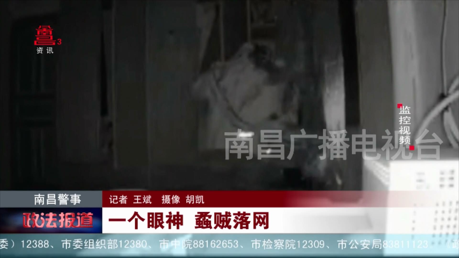 一个眼神 蟊贼落网