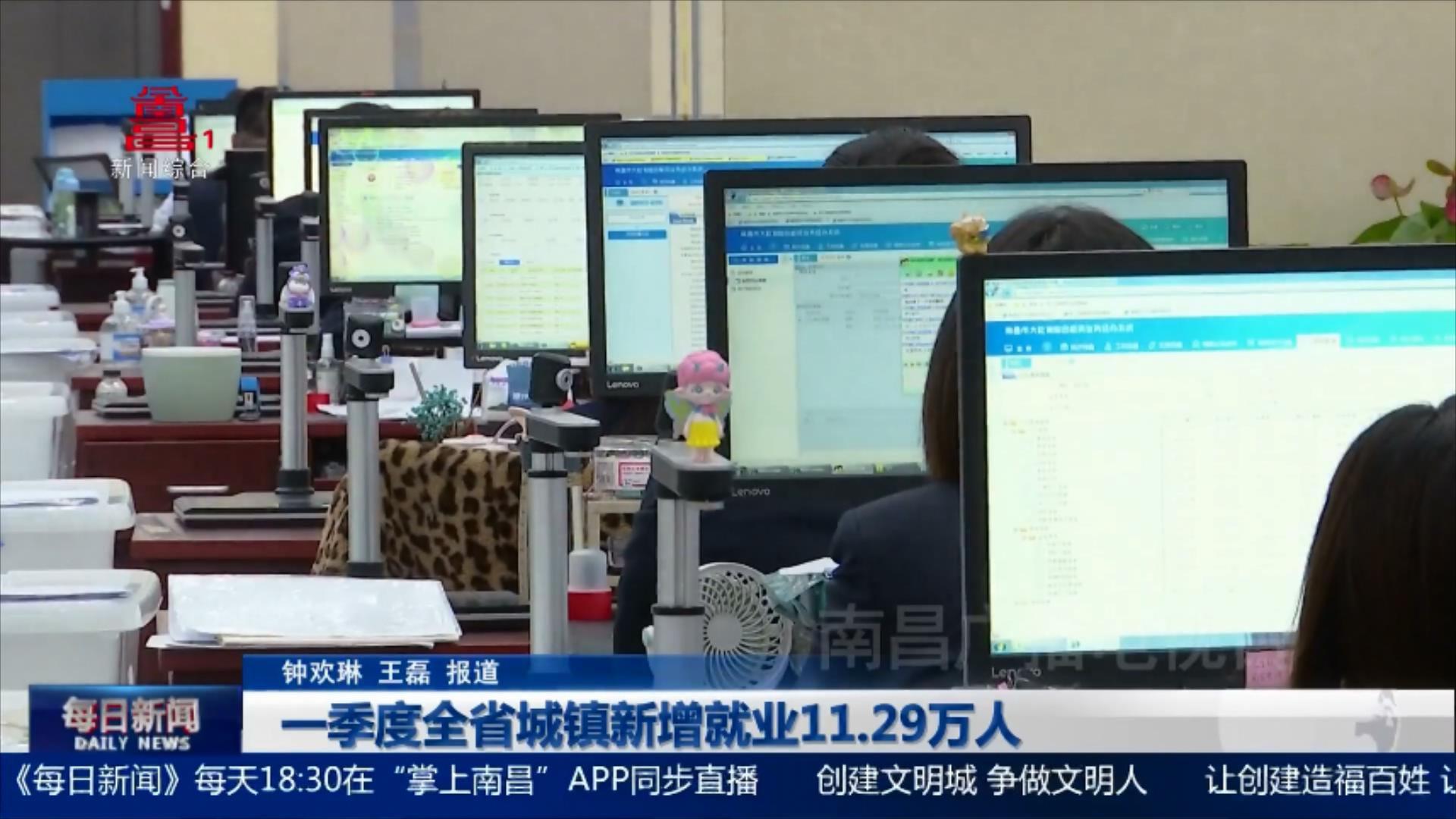 一季度全省城镇新增就业11.29万人