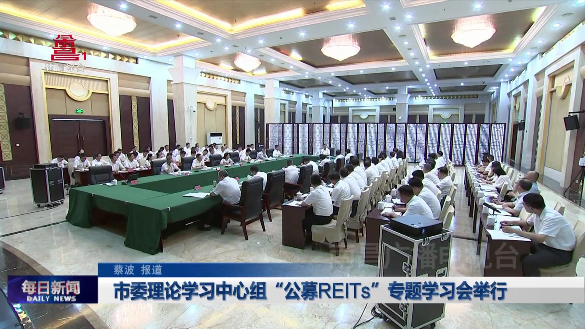 市委理论学习中心组“公募REITs”专题学习会举行