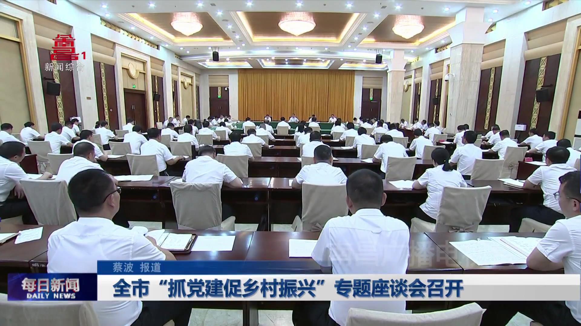 全市“抓党建促乡村振兴”专题座谈会召开