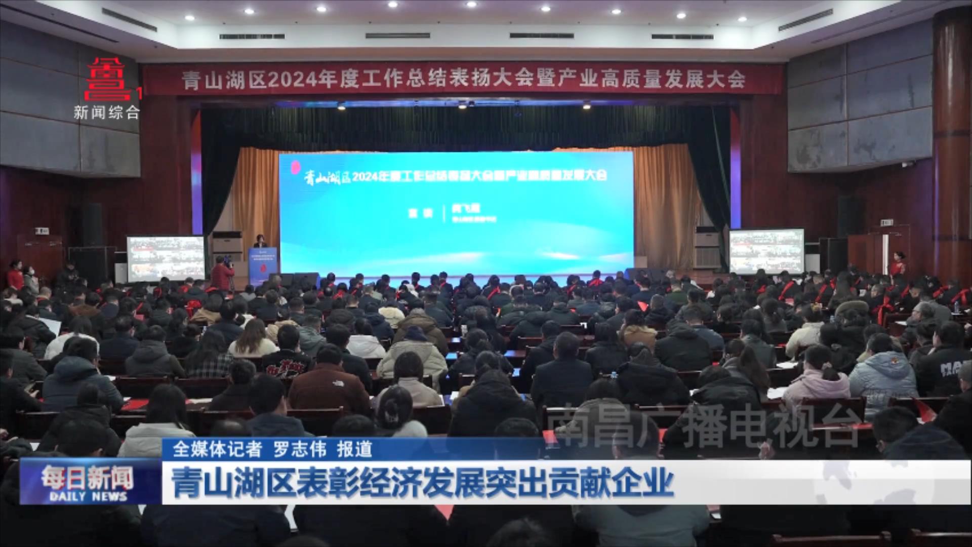青山湖区表彰经济发展突出贡献企业