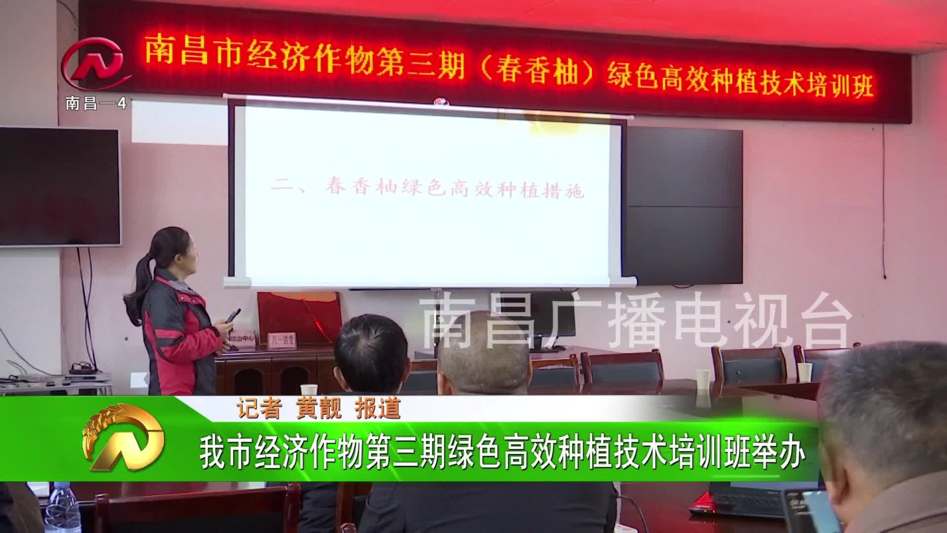 【豫章农视】我市经济作物第三期绿色高效种植技术培训班举办