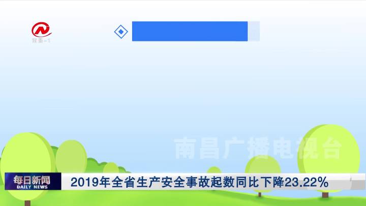 2019年全省生产安全事故起数同比下降23.22%