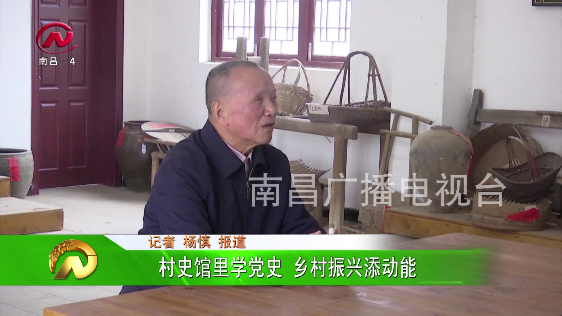 【豫章农视】村史馆里学党史 乡村振兴添动能