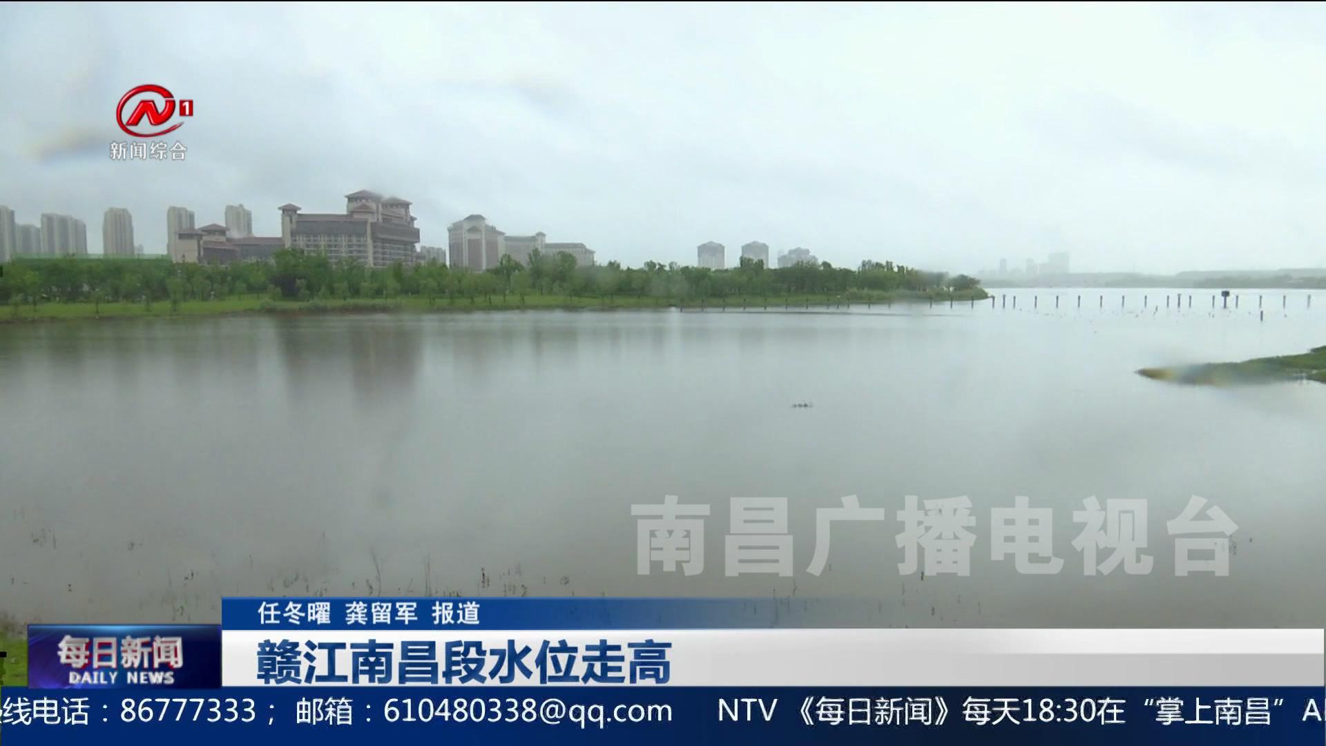 赣江南昌段水位走高