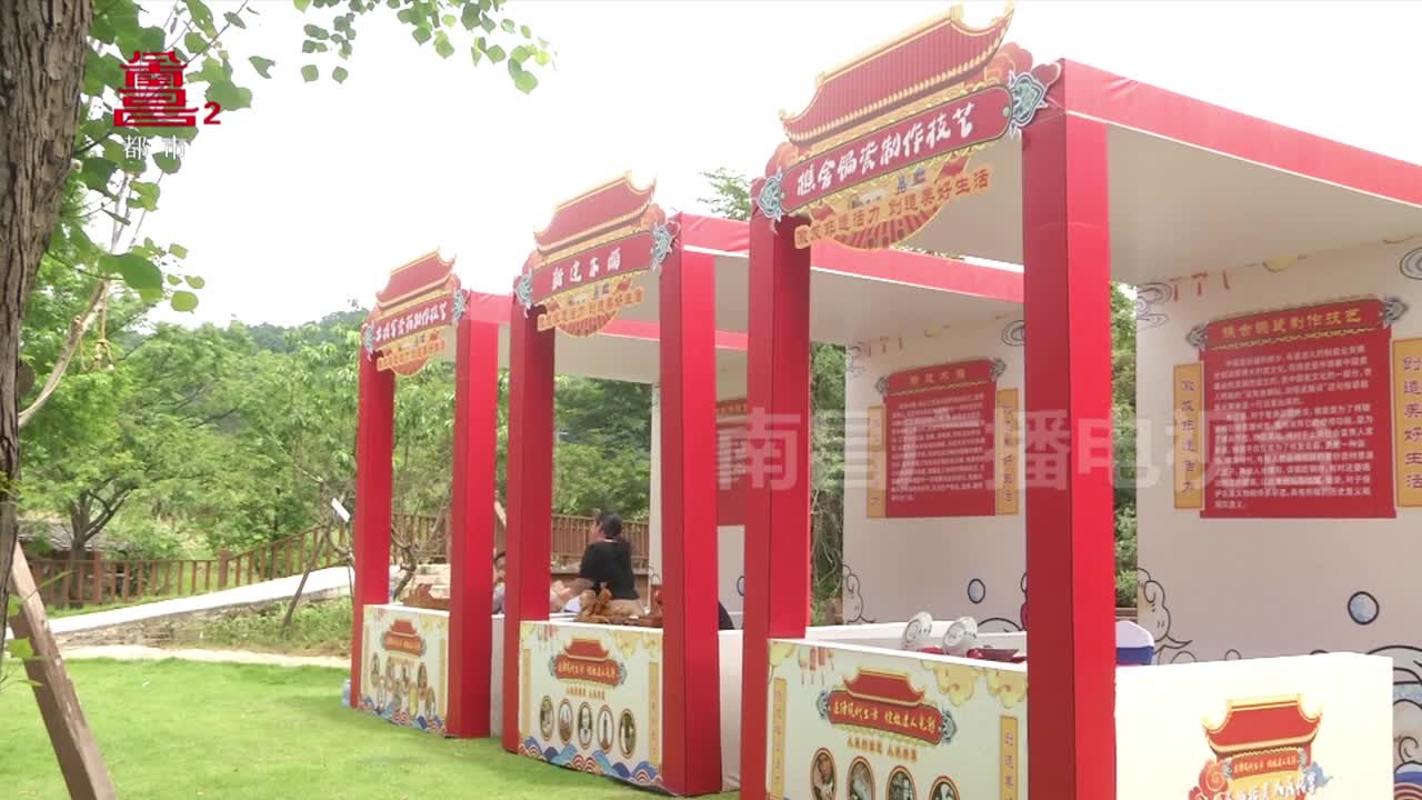 新建区举办非遗宣传展示进景区活动