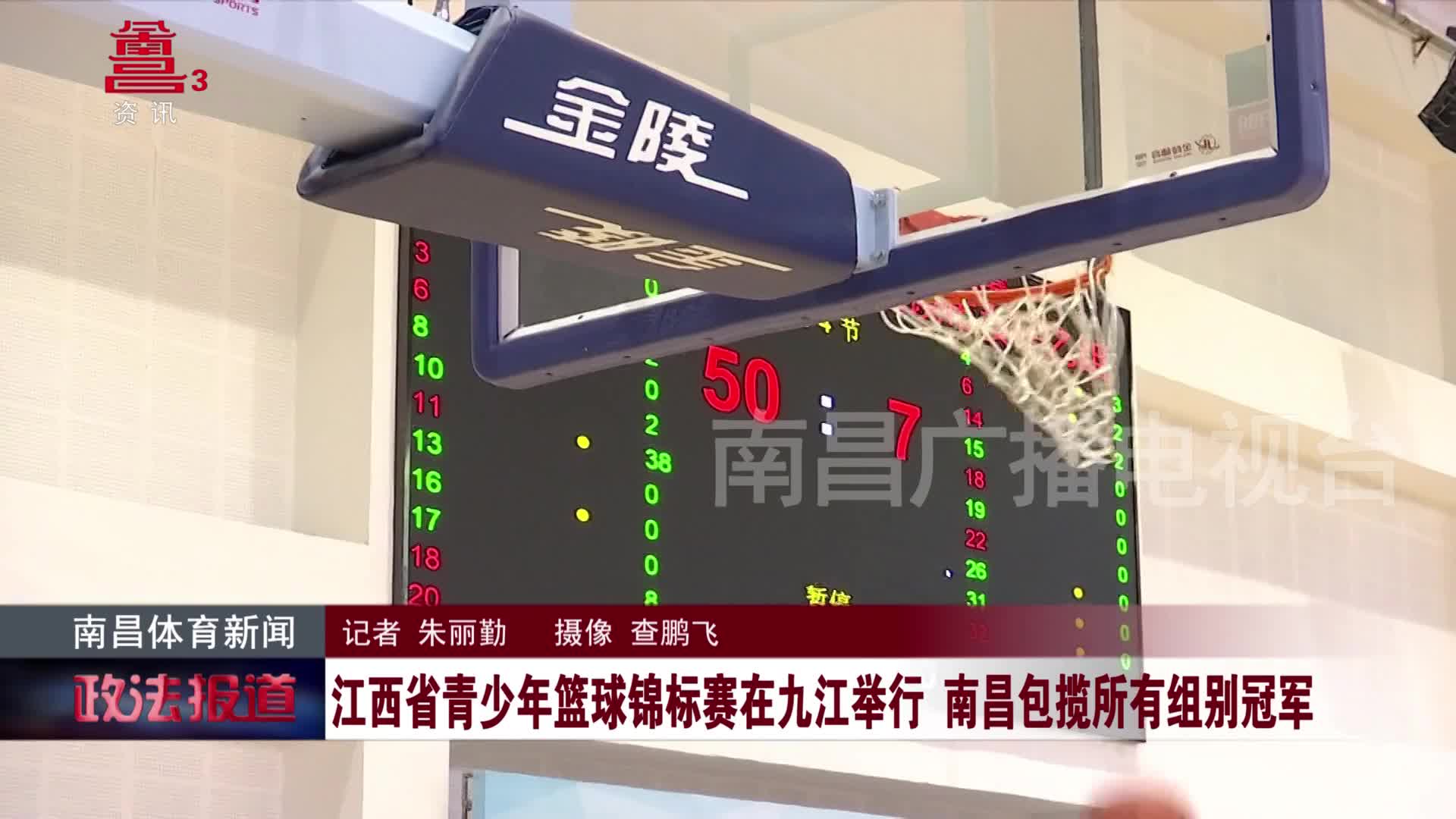 江西省青少年篮球锦标赛在九江举行 南昌包揽所有组别冠军