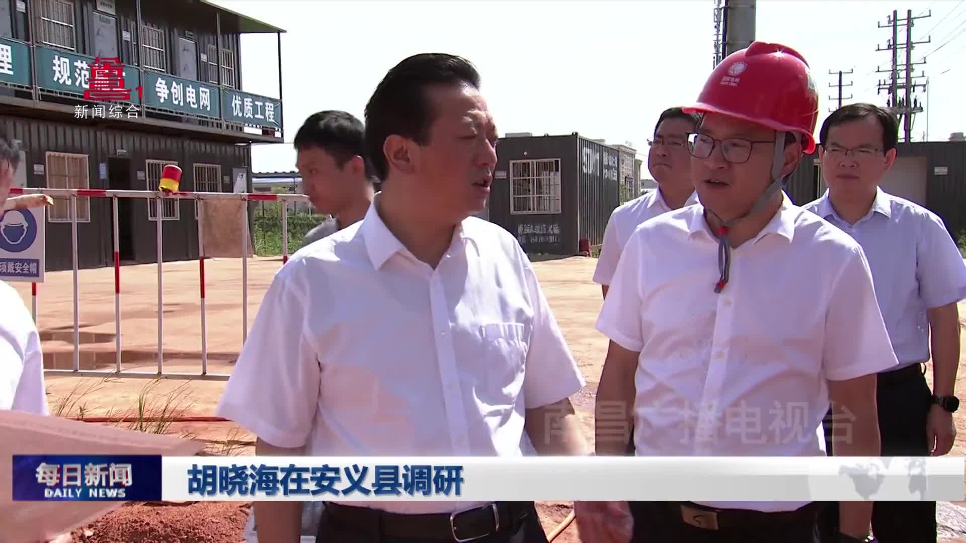 胡晓海在安义县调研