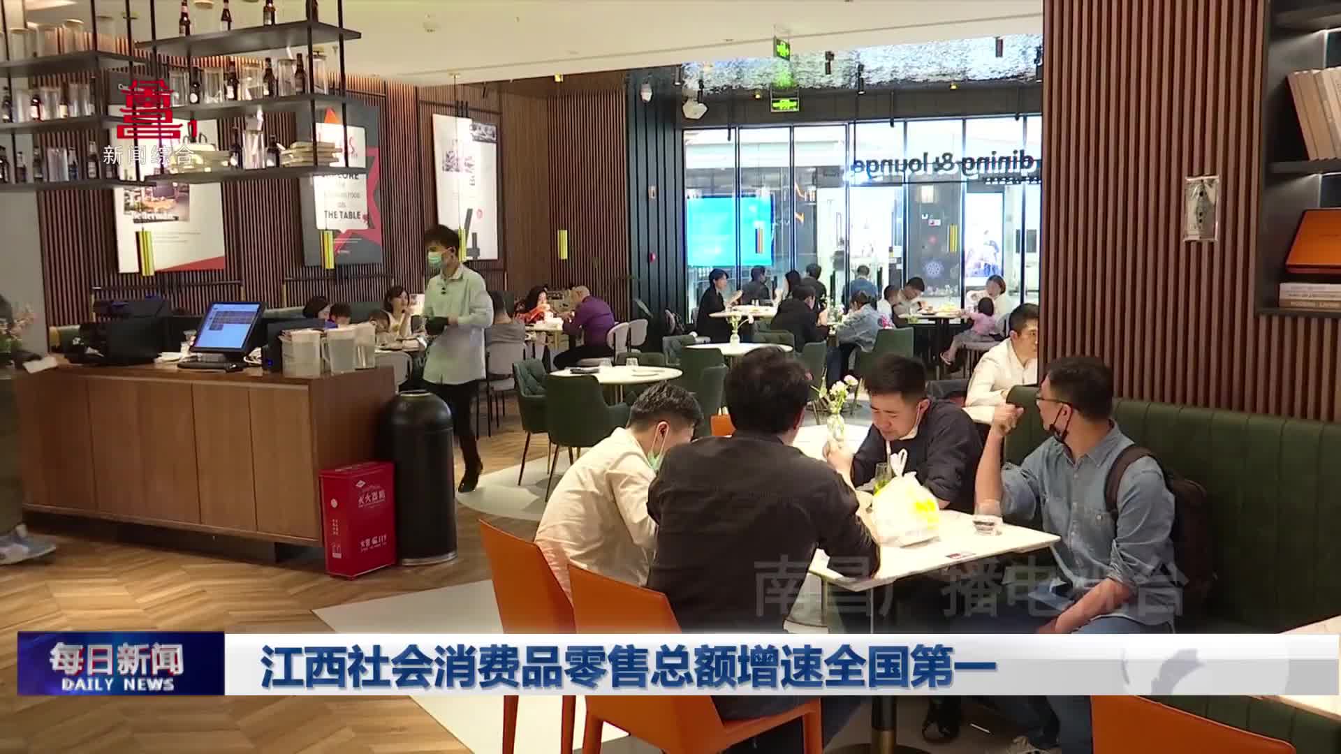 江西社会消费品零售总额增速全国第一