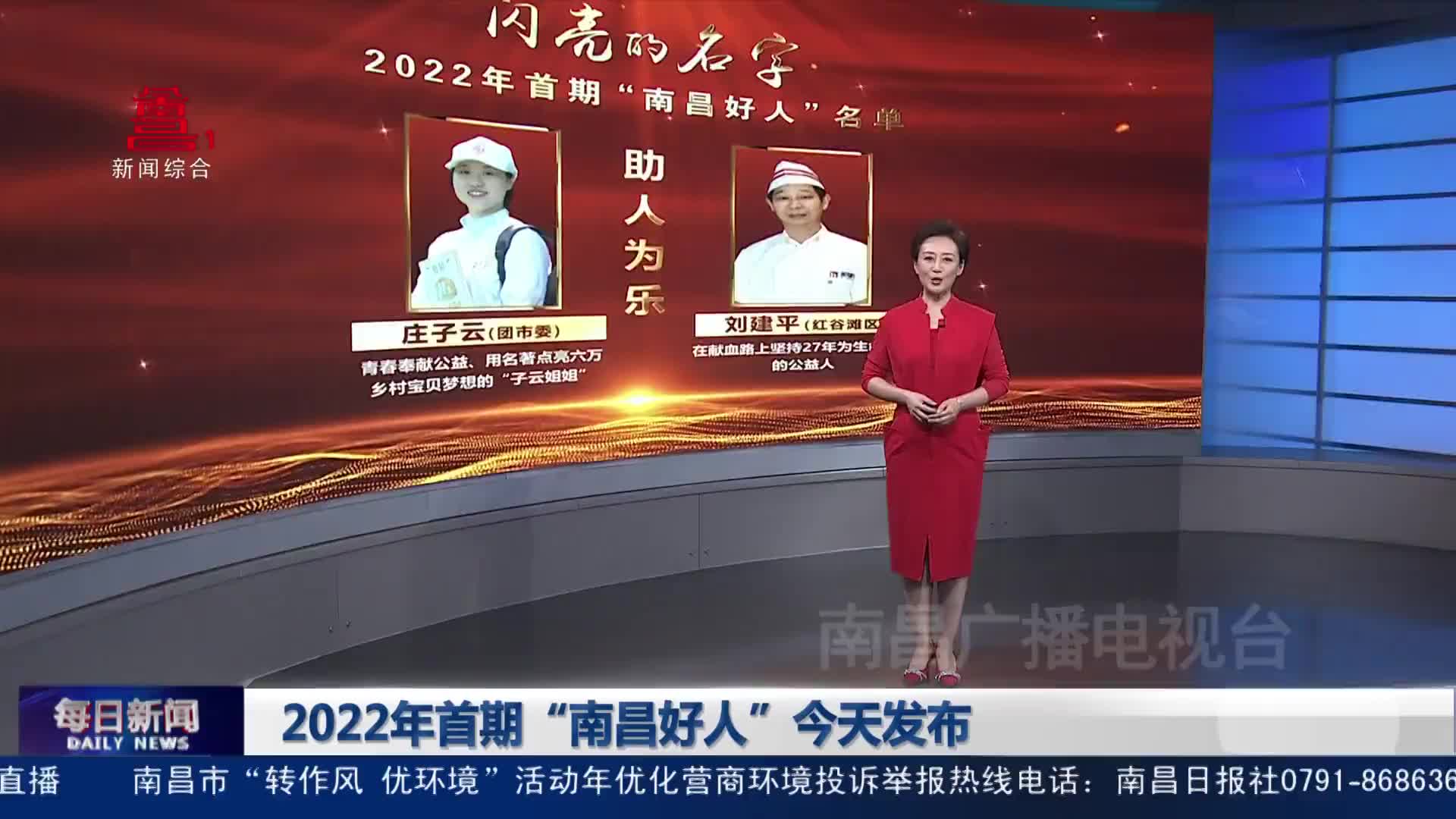 2022年首期 “南昌好人”今天发布
