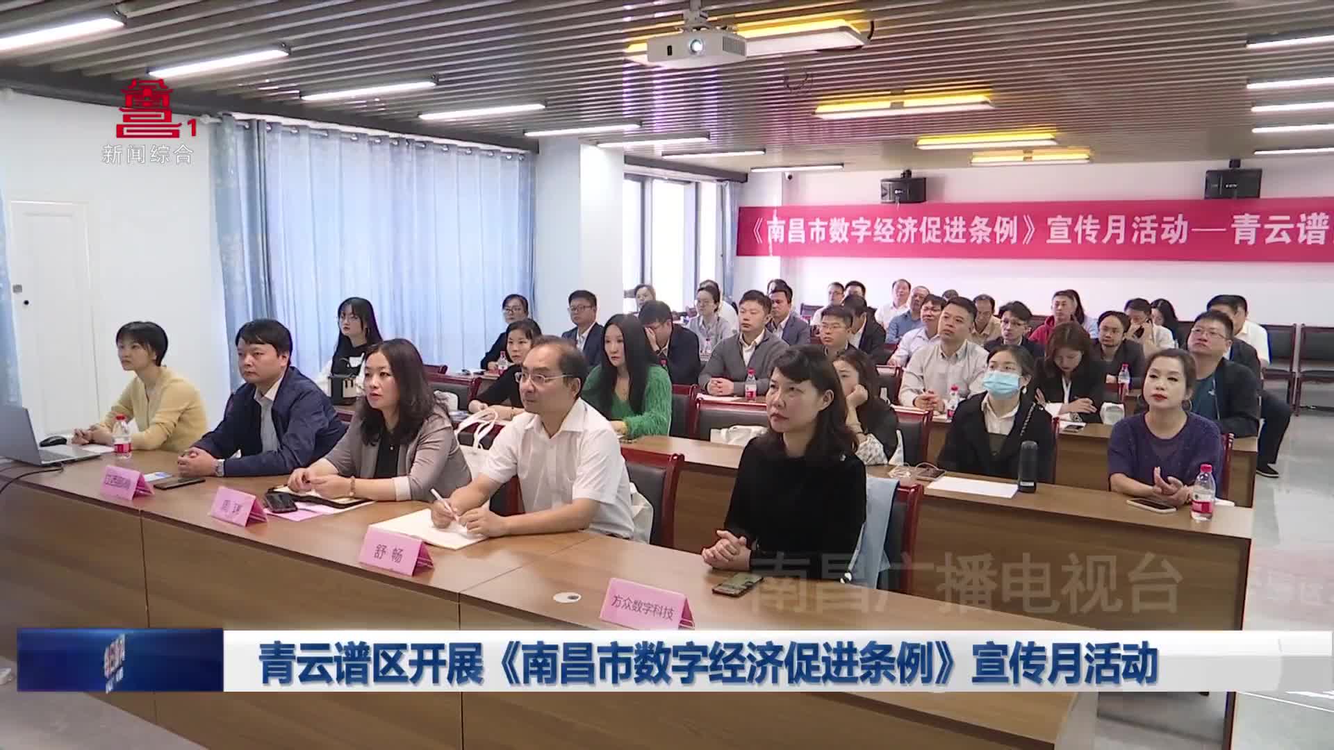 青云谱区开展《南昌市数字经济促进条例》宣传月活动