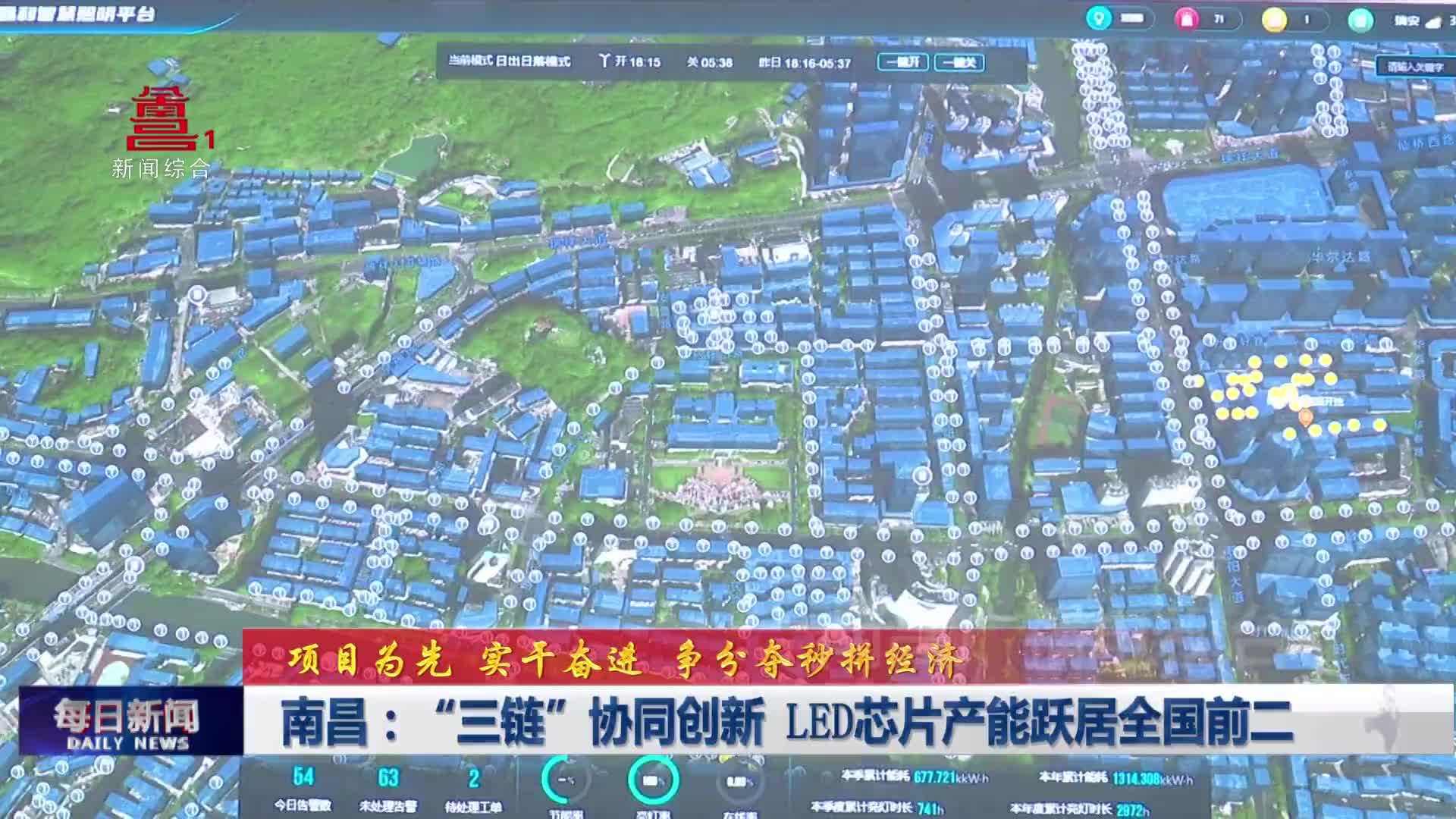 南昌：“三链”协同创新 LED芯片产能全国前二