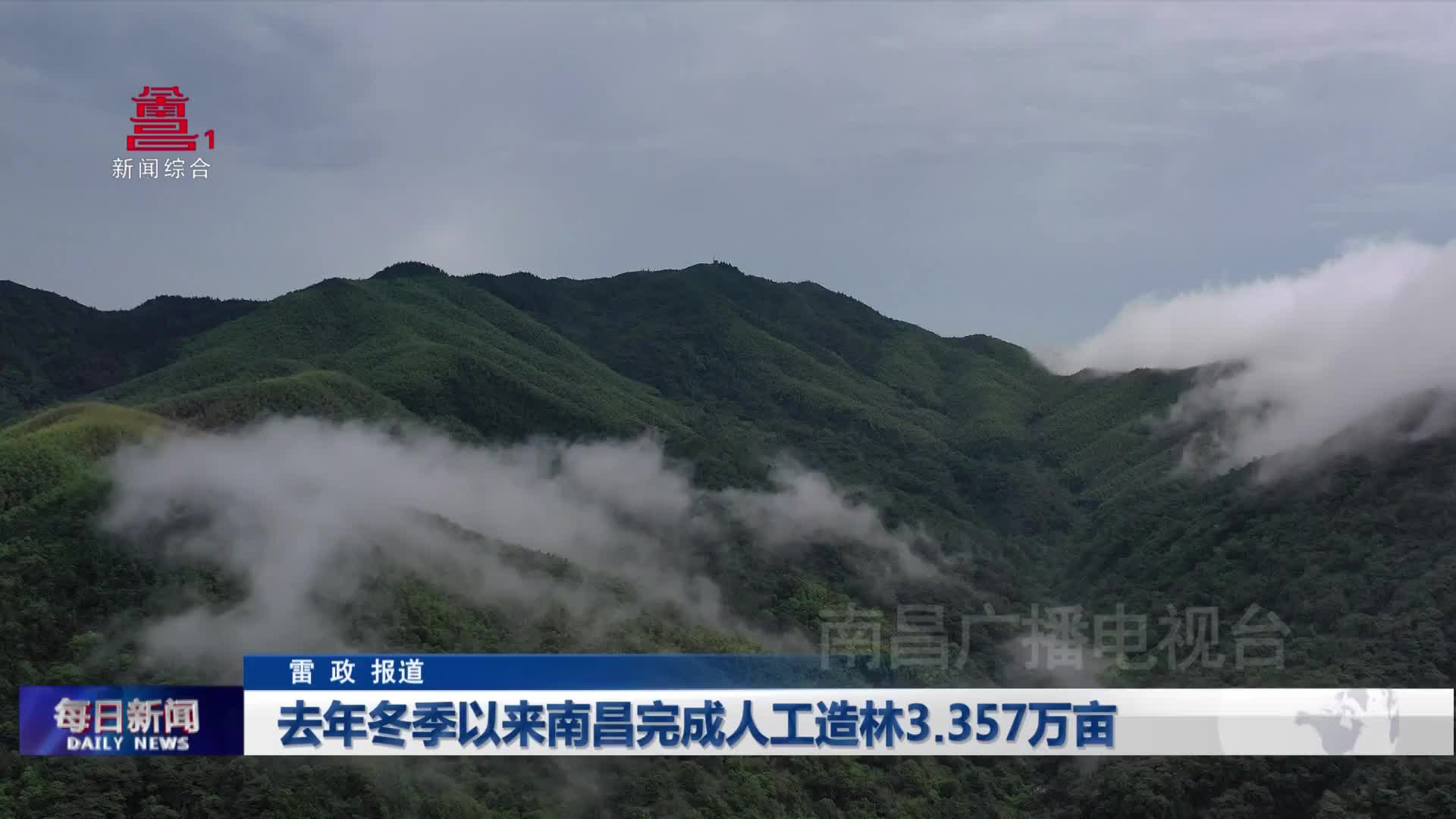 去年冬季以来南昌完成人工造林3.357万亩