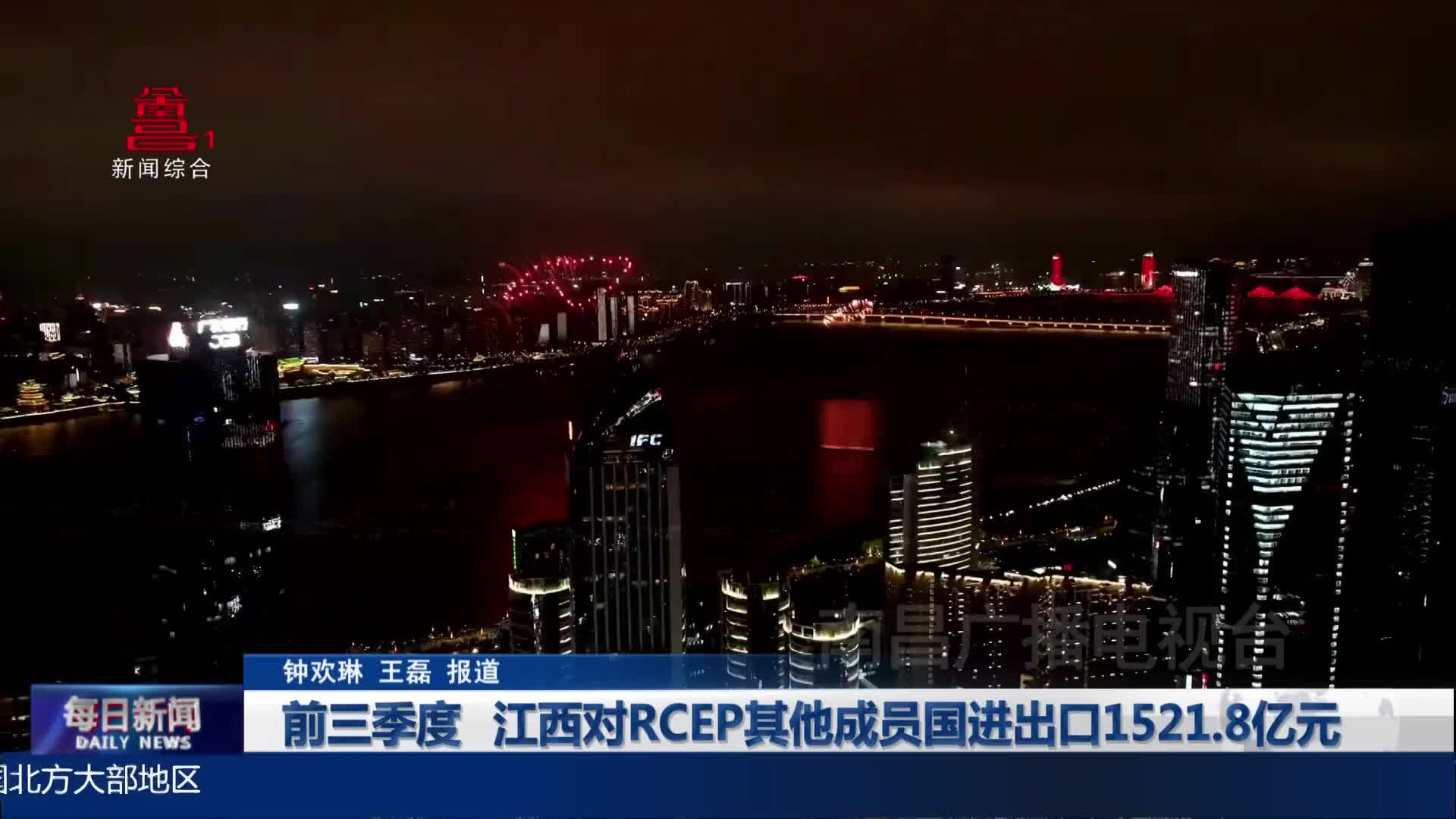 前三季度 江西对RCEP其他成员国进出口1521.8亿元