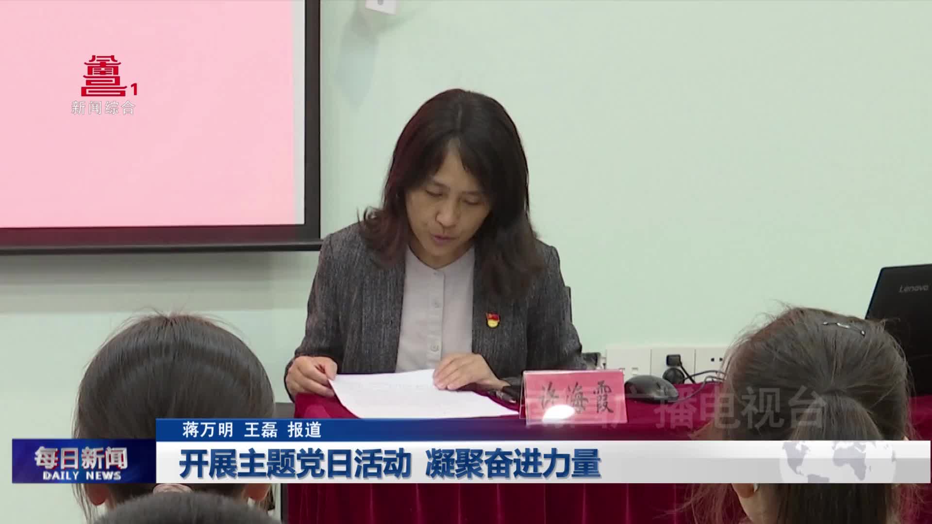 开展主题党日活动 凝聚奋进力量