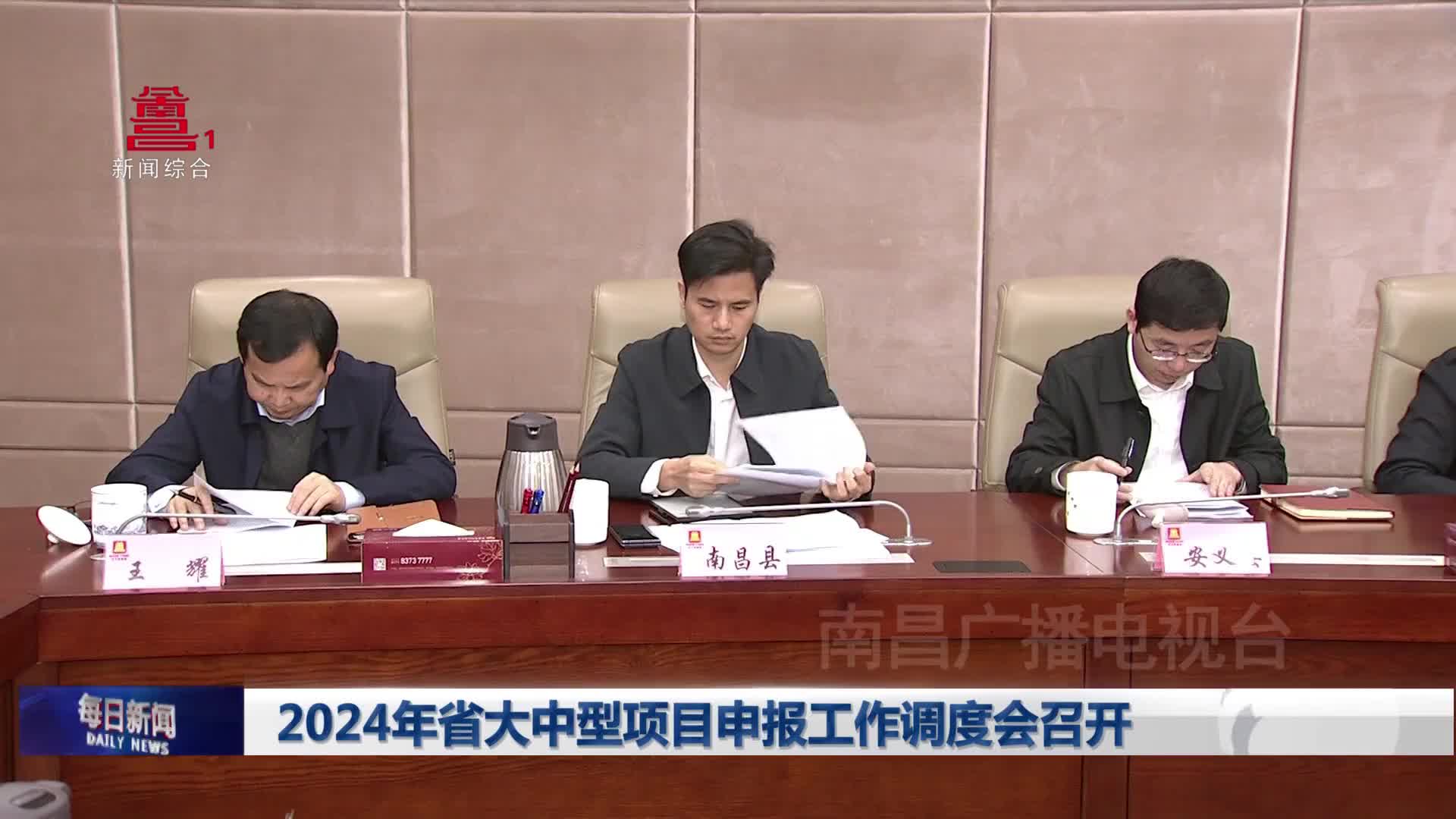 2024年省大中型项目申报工作调度会召开