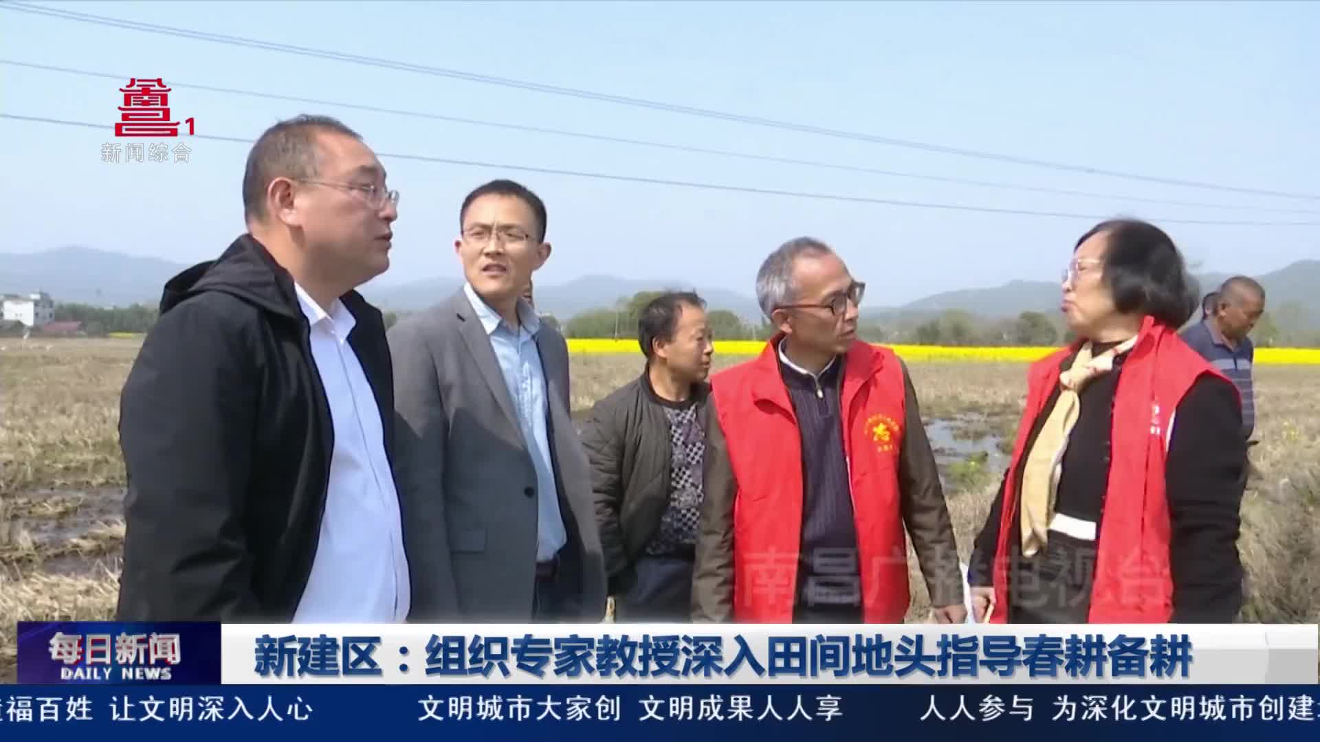 新建区：组织专家教授深入田间地头指导春耕备耕
