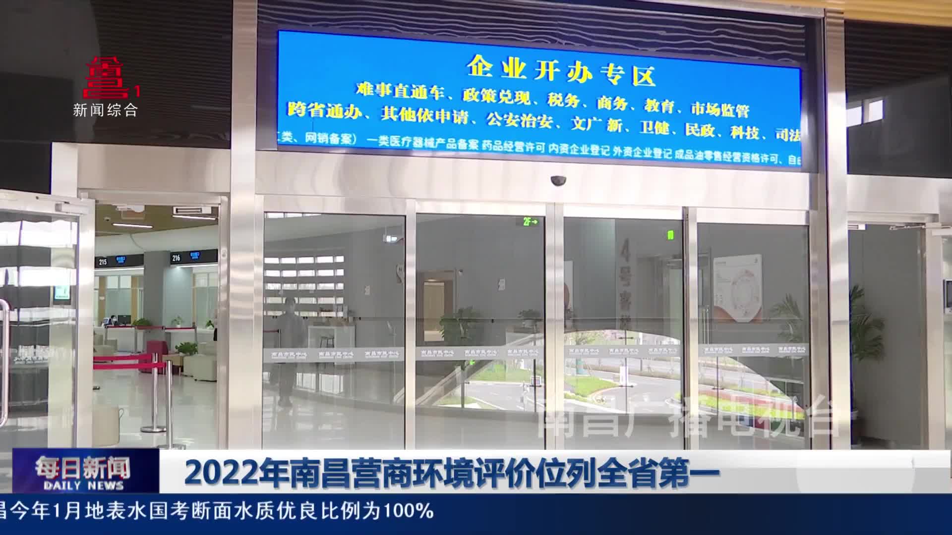 2022年南昌营商环境评价位列全省第一