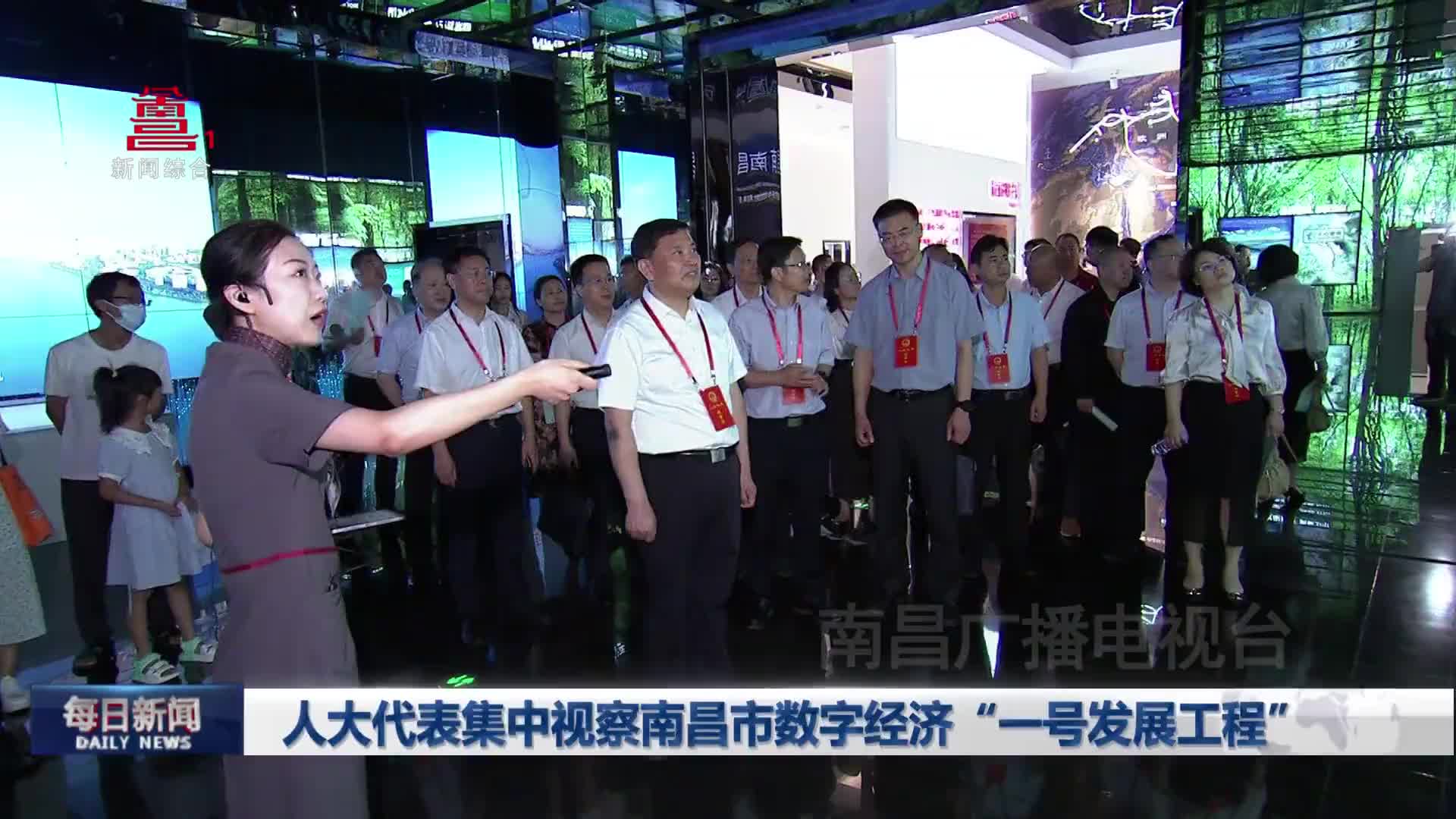 人大代表集中视察南昌市数字经济“一号发展工程”