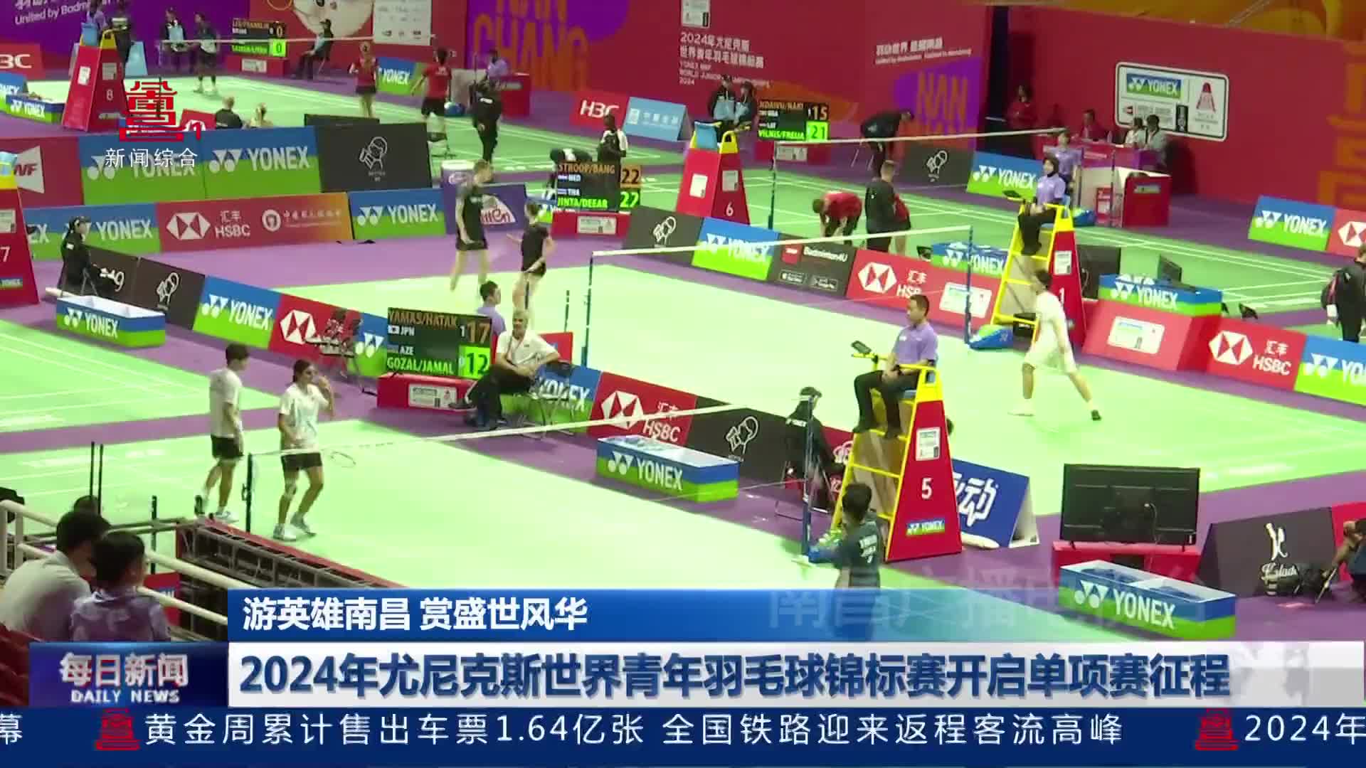 2024年尤尼克斯世界青年羽毛球锦标赛开启单项赛征程