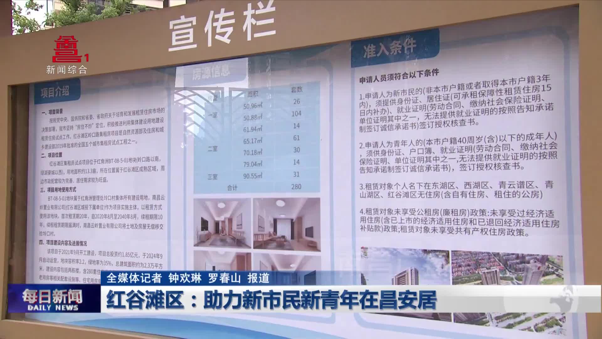 红谷滩区：助力新市民新青年在昌安居