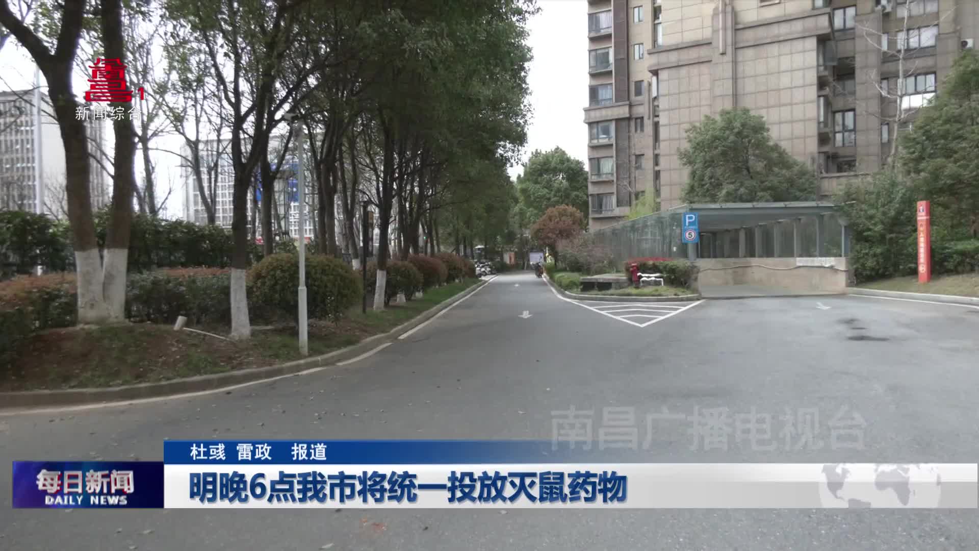 明晚6点我市将统一投放灭鼠药物