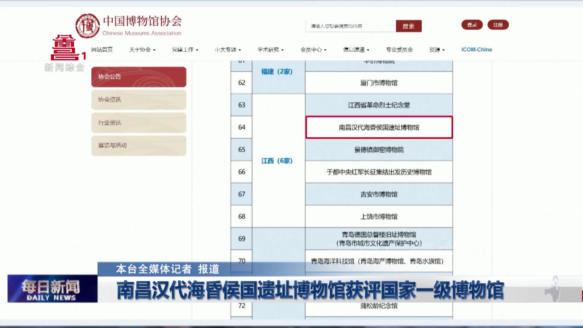 南昌汉代海昏侯国遗址博物馆获评国家一级博物馆