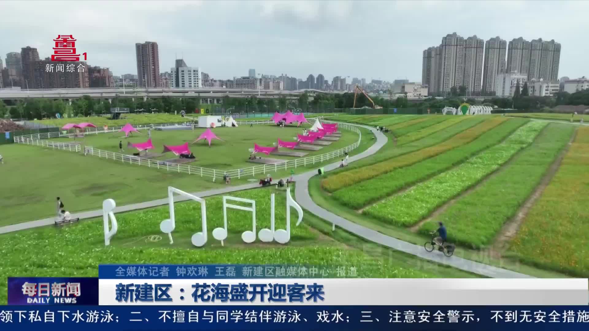 新建区：花海盛开迎客来