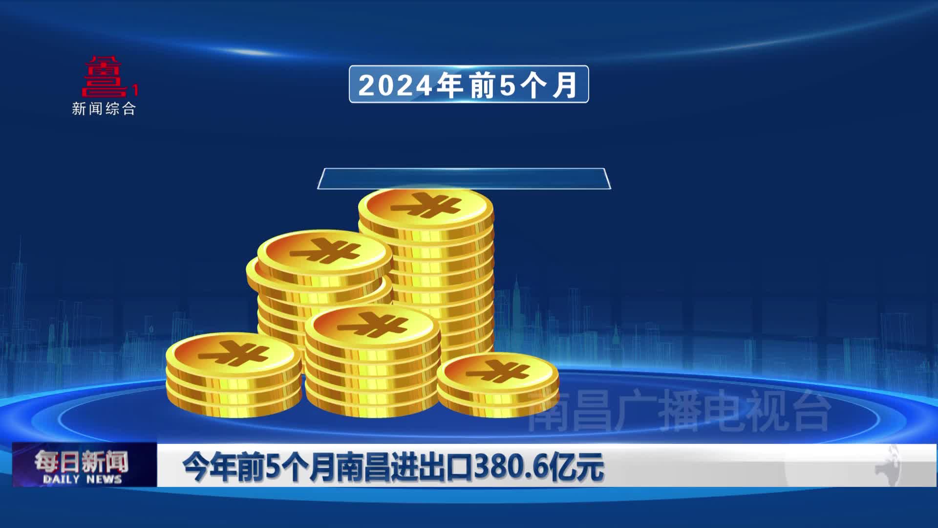 今年前5个月南昌进出口380.6亿元