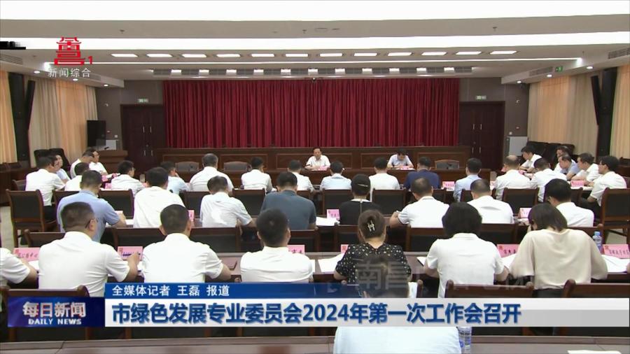 市绿色发展专业委员会2024年第一次工作会召开