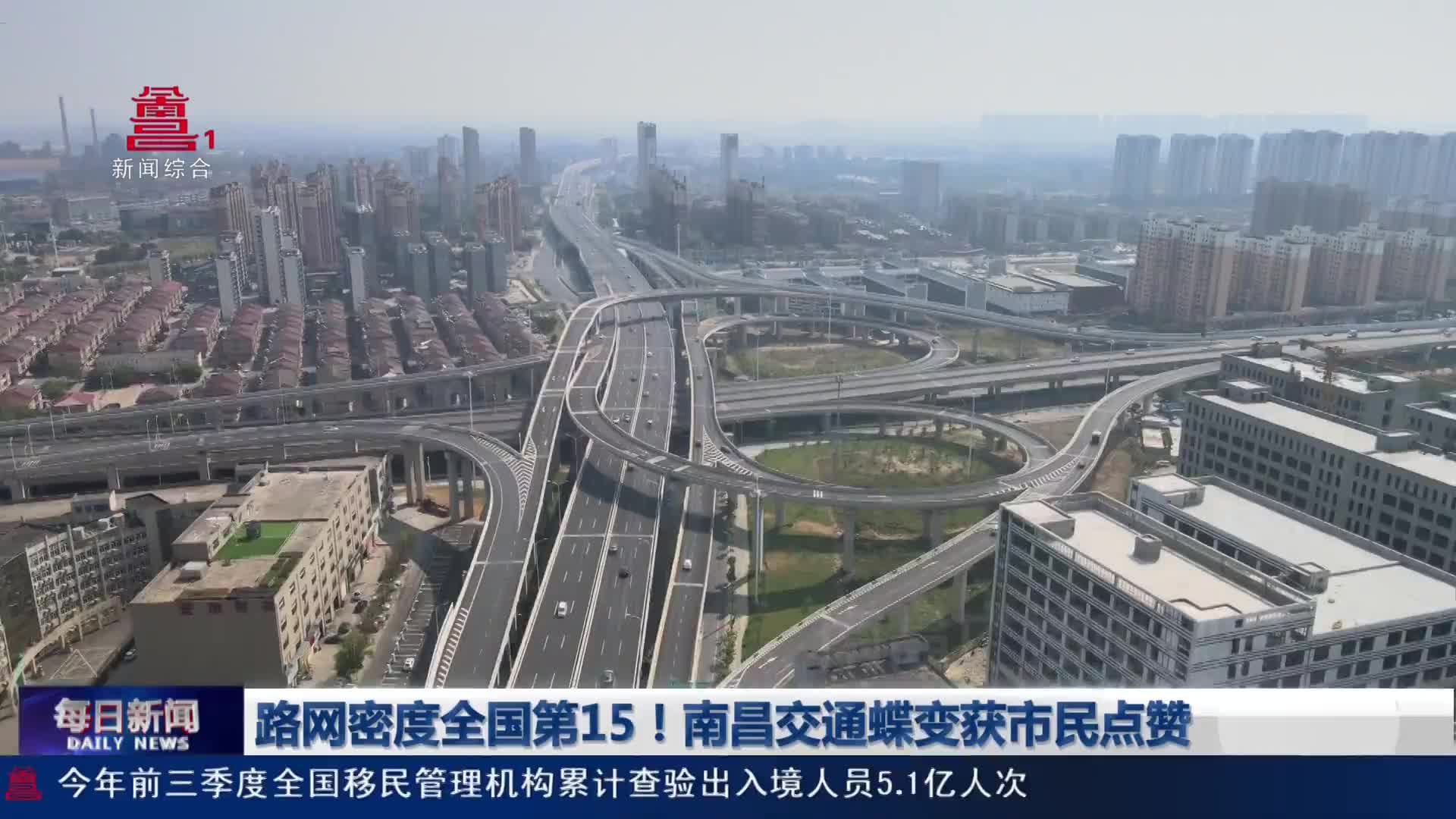 路网密度全国第15！南昌交通蝶变获市民点赞