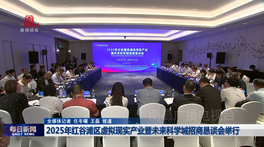 2025年红谷滩区虚拟现实产业暨未来科学城招商恳谈会举行