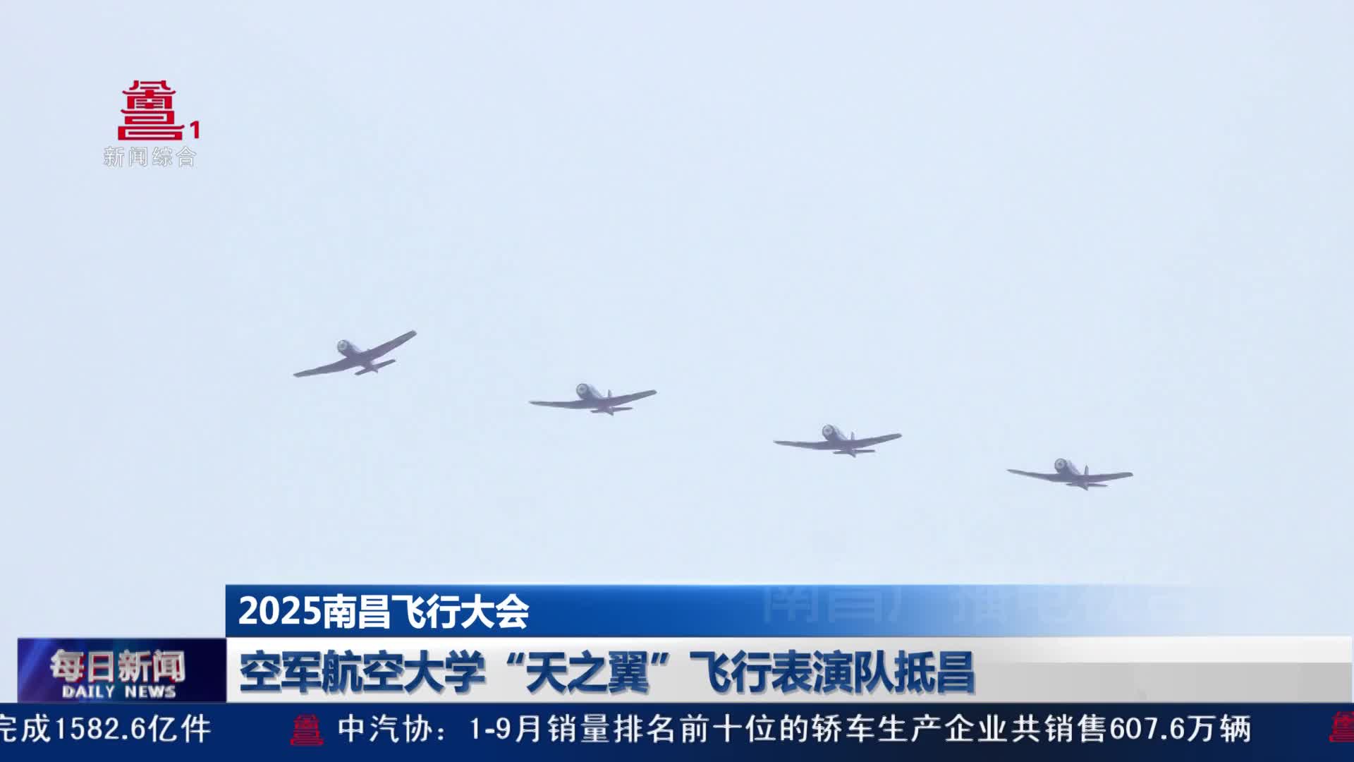 空军航空大学“天之翼”飞行表演队抵昌