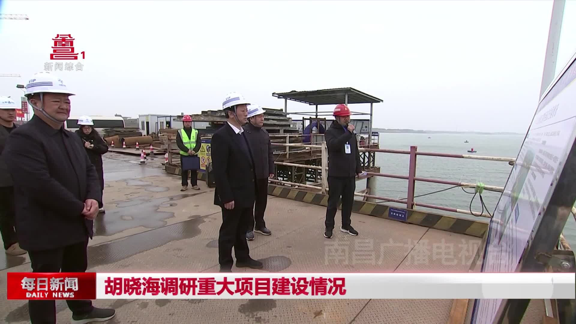 胡晓海调研重大项目建设情况