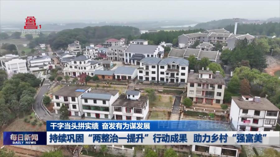 持续巩固“两整治一提升”行动成果 助力乡村“强富美”