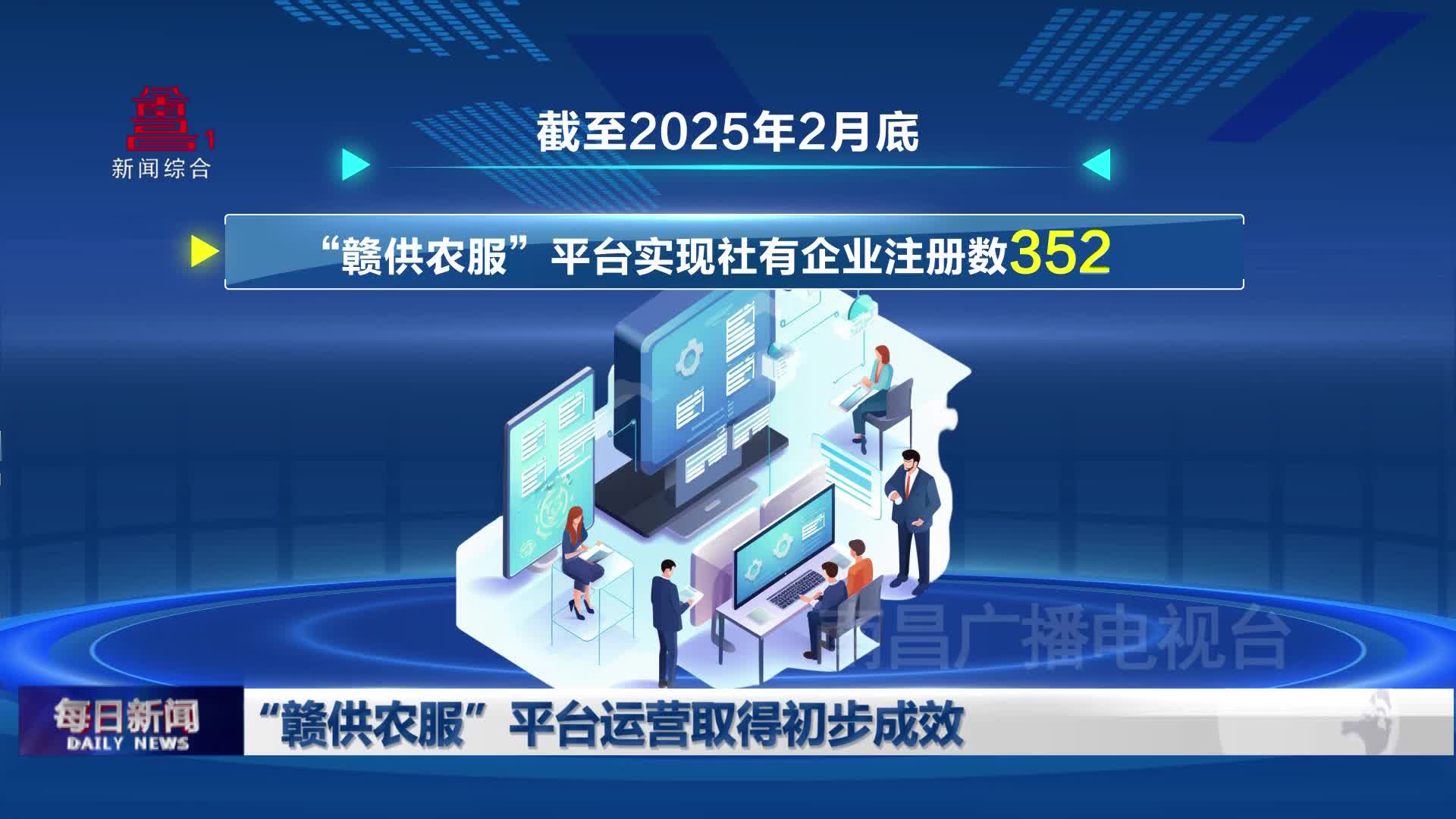 “赣供农服”平台运营取得初步成效