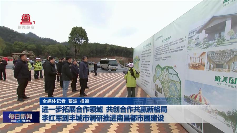 进一步拓展合作领域  共创合作共赢新格局  李红军到丰城市调研推进南昌都市圈建设